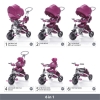 ZOPA CitiGo tricikli tolkarral Pearl szrke