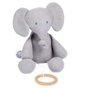 NATTOU kttt felhzs zenl 32cm Tembo - Elefnt szrke