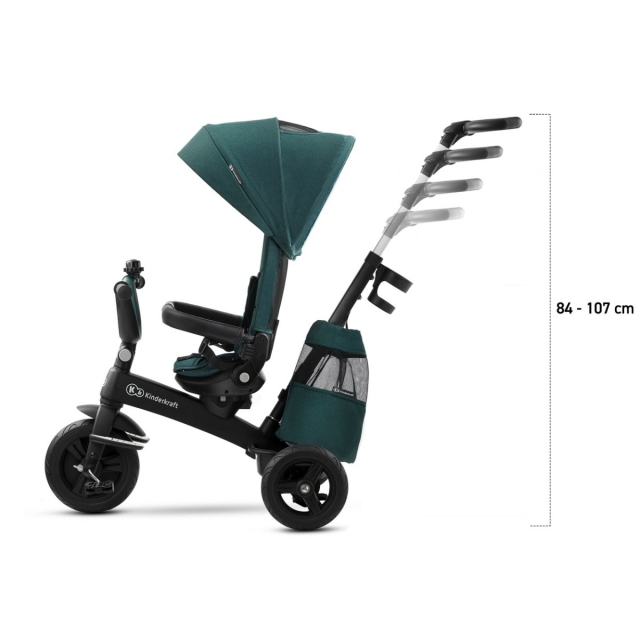 KINDERKRAFT Easytwist tricikli Midnight Green KKRETWIGRE0000