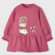 MAYORAL MODA l�nyka ruha / Rouge - Baby Girl/4G - 9 h� 2956-12