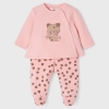 MAYORAL MODA lnyka rugdalz szett / Blush - Newborn Girl/2G - 2-4 h 2503-2