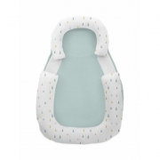 KIKKABOO Mem�riahabos hypoallerg�n legurul�s g�tl�s babapozicion�l� 60x40x8cm Menta h�romsz�gek