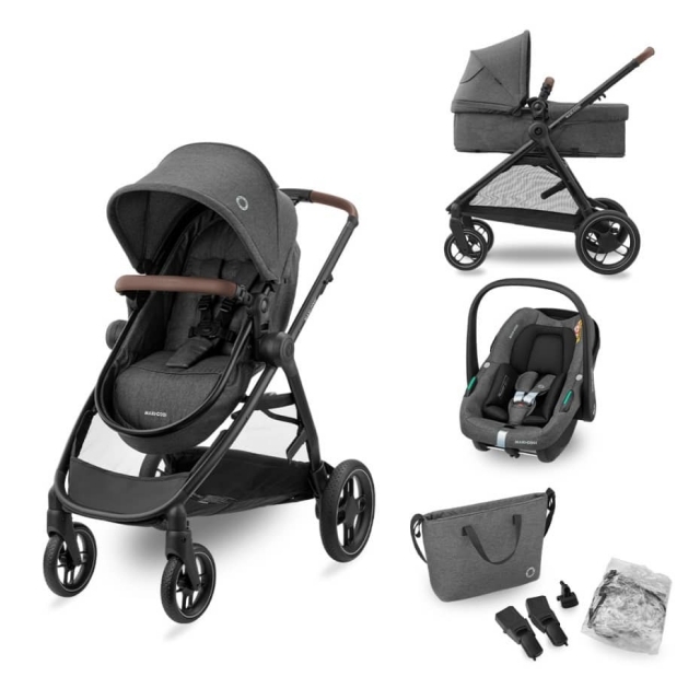 MAXI COSI Zelia S Trio babakocsi szett Dark Grey MC1996551110
