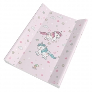 COLOR  pelenk�z� lap puha 2 oldal� 70x50cm Unikornis r�zsa