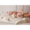 BB-JOU Fttt steppelt pelenkzlap Quilted Waves hullmok, krmfehr B6801500