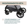 CHICCO Bellagio Trio babakocsi szett Flexi m�zeskos�rral �s Kory Plus hordoz�val Lunar Rock