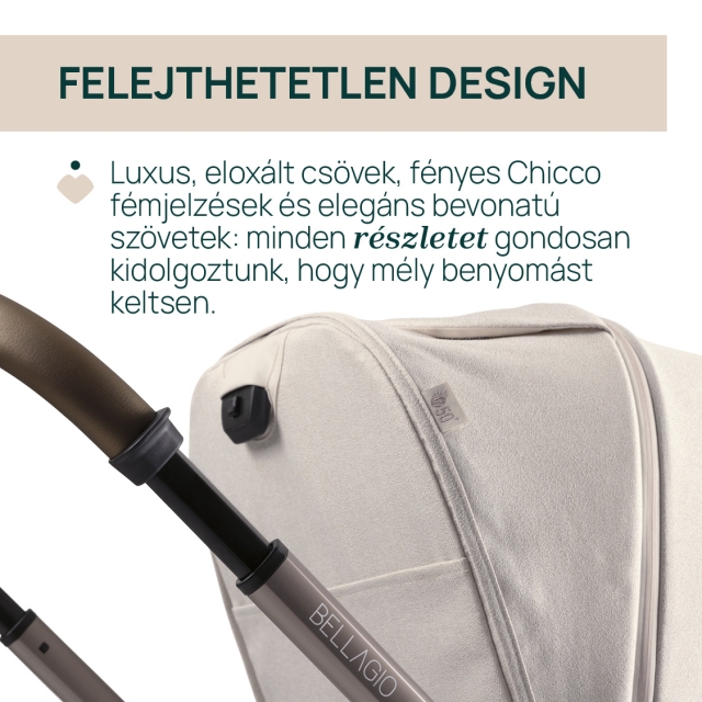 CHICCO Bellagio Trio babakocsi szett Flexi m�zeskos�rral �s Kory Plus hordoz�val Amber Glow CH0408713750