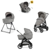 INGLESINA Aptica Quattro 4in1 babakocsi mzeskosrral s Darwin Recline i-Size babahordozval Platinum Grey AAE62S0PLG