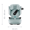 BRITAX R�MER Kidfix Pro Lux gyerek�l�s 100-150cm Linen Grey