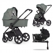 VENICCI Upline 2 4in1 babakocsi szett Tiago i-Size gyereklssel + Tiago 360 bzistalp Aloe
