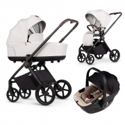 VENICCI Claro 3in1 babakocsi szett Tiago i-Size gyereklssel Vanilla