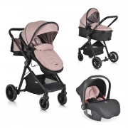 MONI RIO 4in1 multifunkcis babakocsi pink