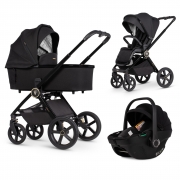 VENICCI Upline 2 3in1 babakocsi szett Tiago i-Size gyerek�l�ssel All Black