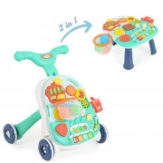 MONI TOYS 2in1 j�r�sseg�t� kisasztall� alak�that�, kos�rral k�k