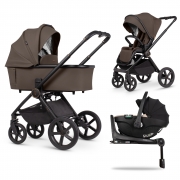 VENICCI Upline 2 4in1 babakocsi szett Tiago i-Size gyerek�l�ssel + Tiago 360 b�zistalp Brownie