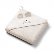 BABYONO Bambusz kapucnis f�rd�leped� 100x100cm eg�rf�lekkel kr�msz�n� 1553/05